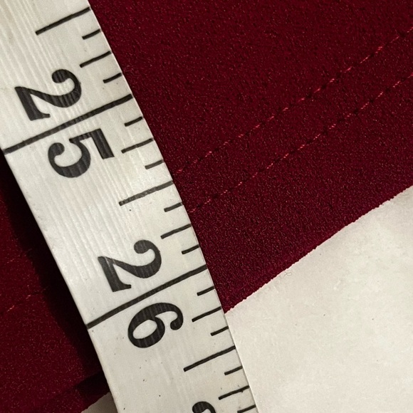 Lulus Over the Swoon Wine Red Off-the-Shoulder Bodycon Dress Sz S Women - Picture 9 of 10